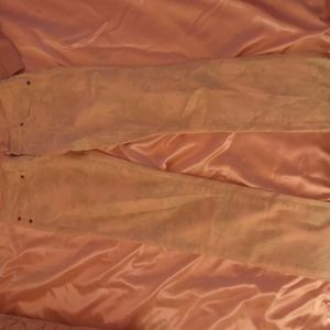 pants , patterns, creamy color , green  designs